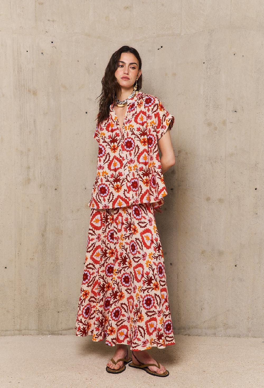 Stella Forest YUCATANchemise Imprimée Brodée