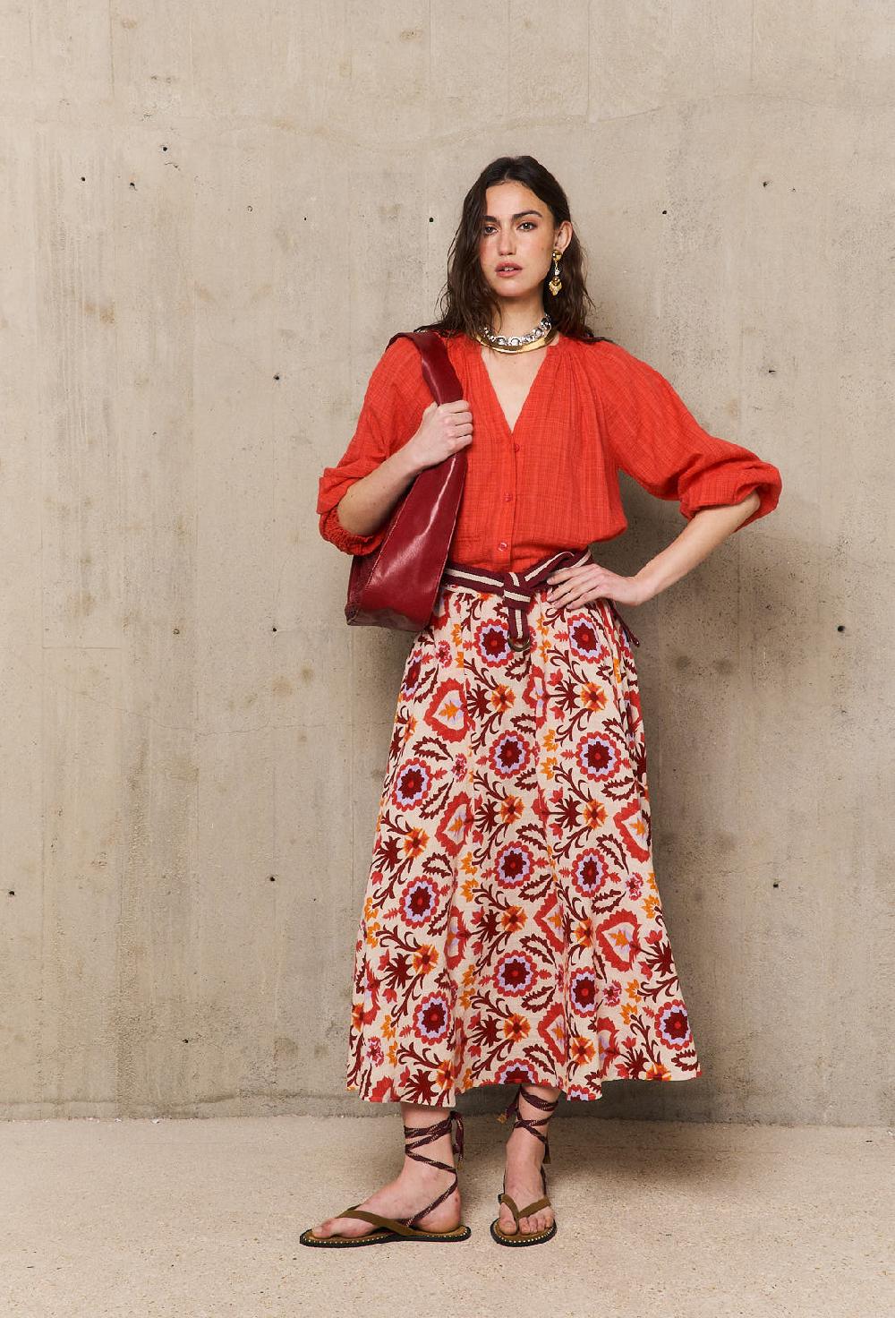 Stella Forest YUCATANjupe Longue Imprimée