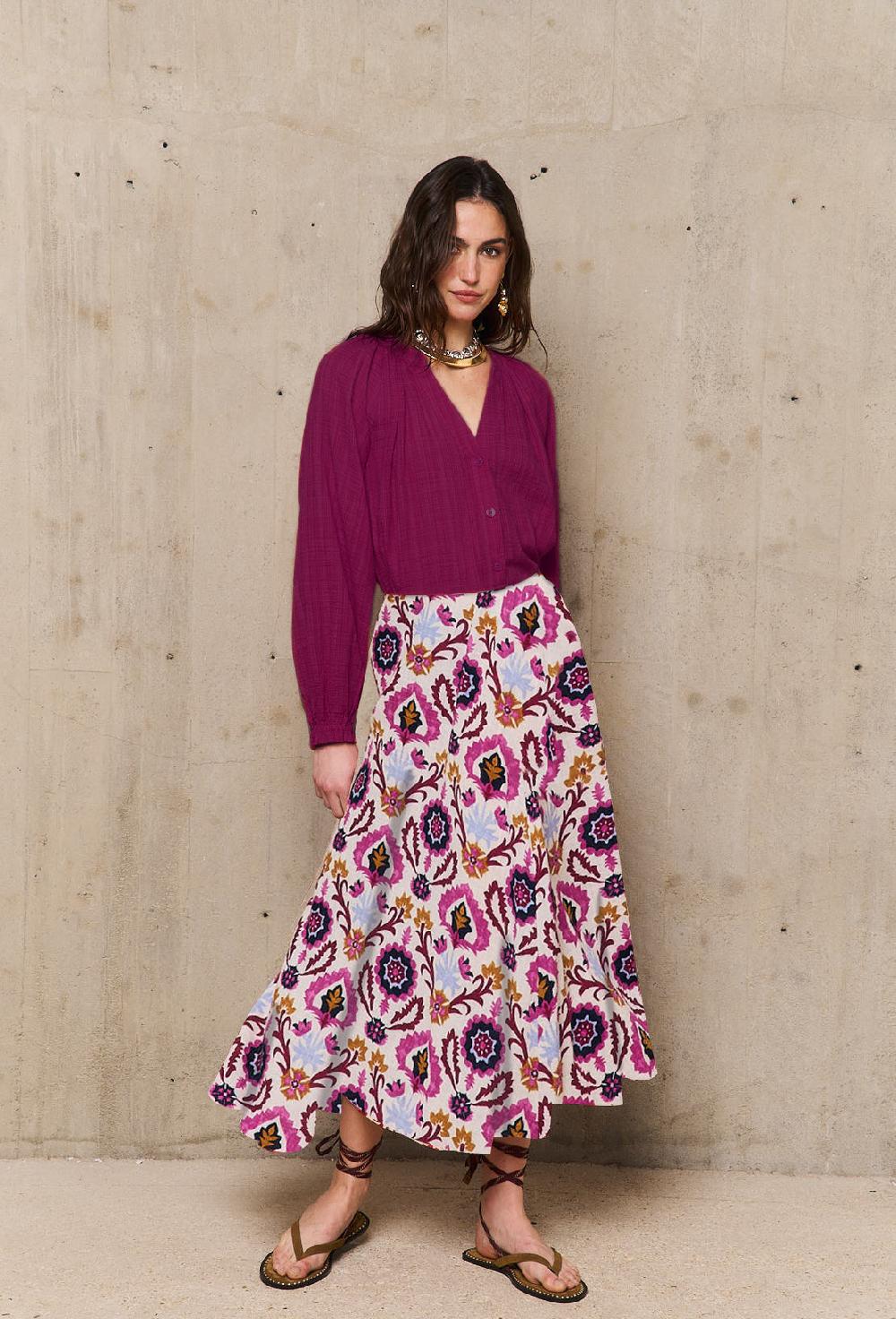 stella forest YUCATANjupe longue imprimée