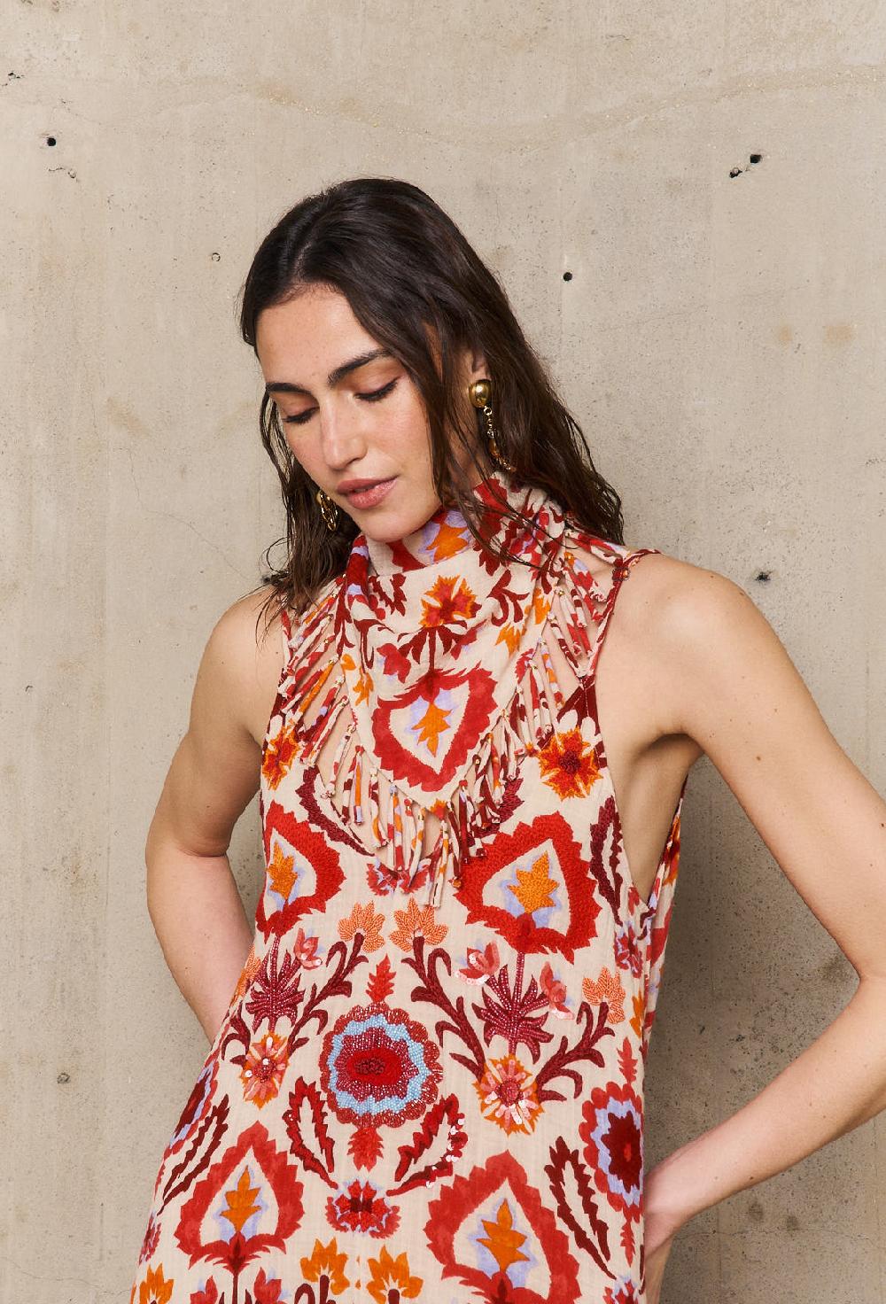 Stella Forest YUCATANrobe Sans Manches Imprimée