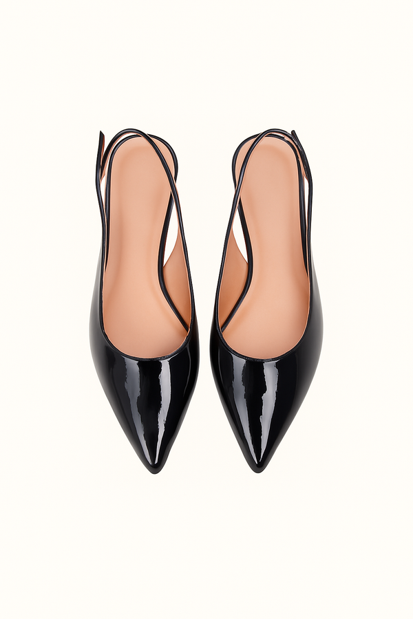 Stephan Ballerines à Bouts Pointus Noires