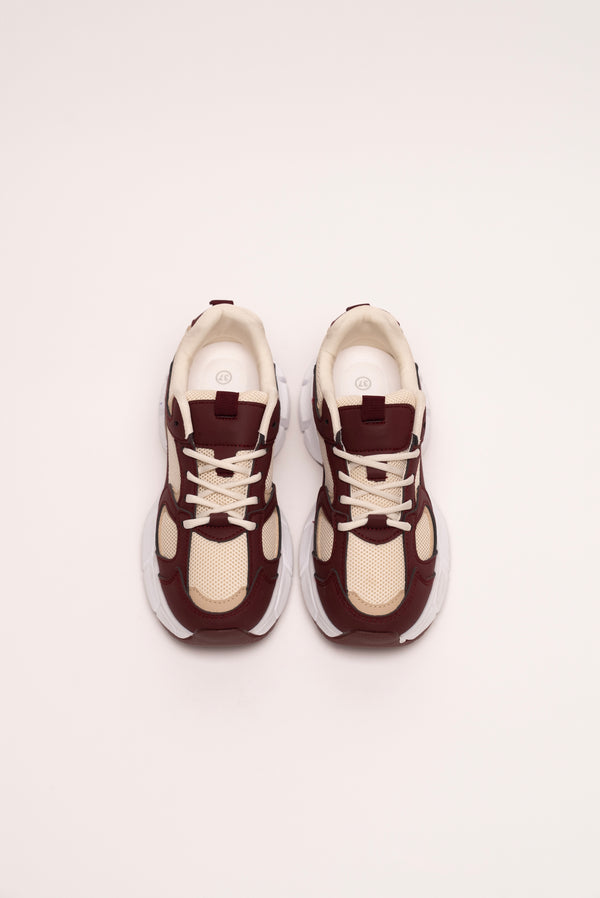 Stephan Baskets Sport Blanc Bordeaux
