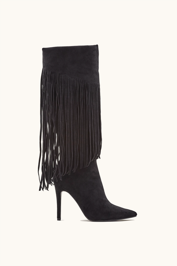 stephan Bottes à franges noires