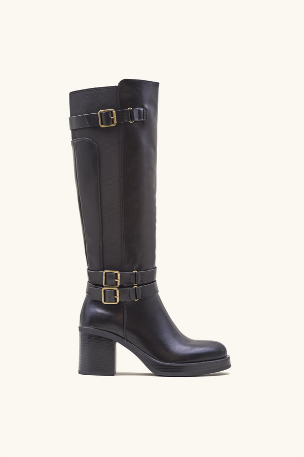 stephan Bottes cavalières à boucles noires