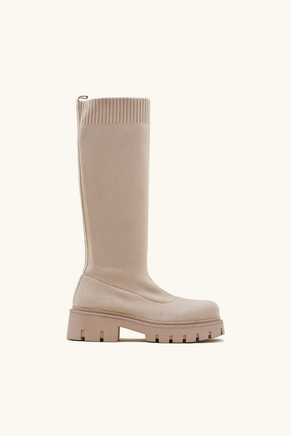 stephan Bottes chaussettes beige