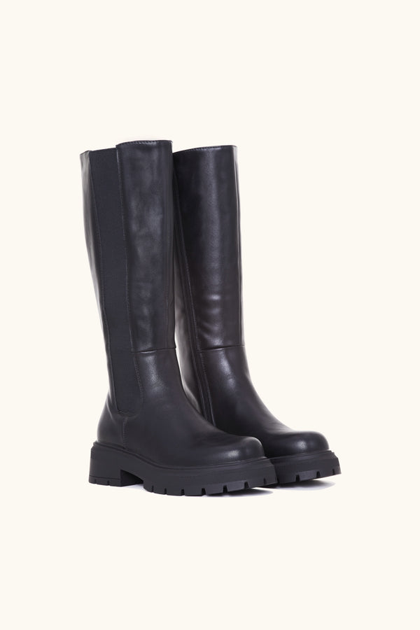 Stephan Bottes Chunky Hauteur Genoux Noires