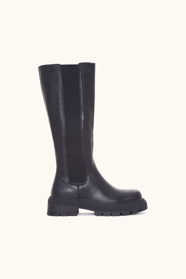 stephan Bottes chunky hauteur genoux noires