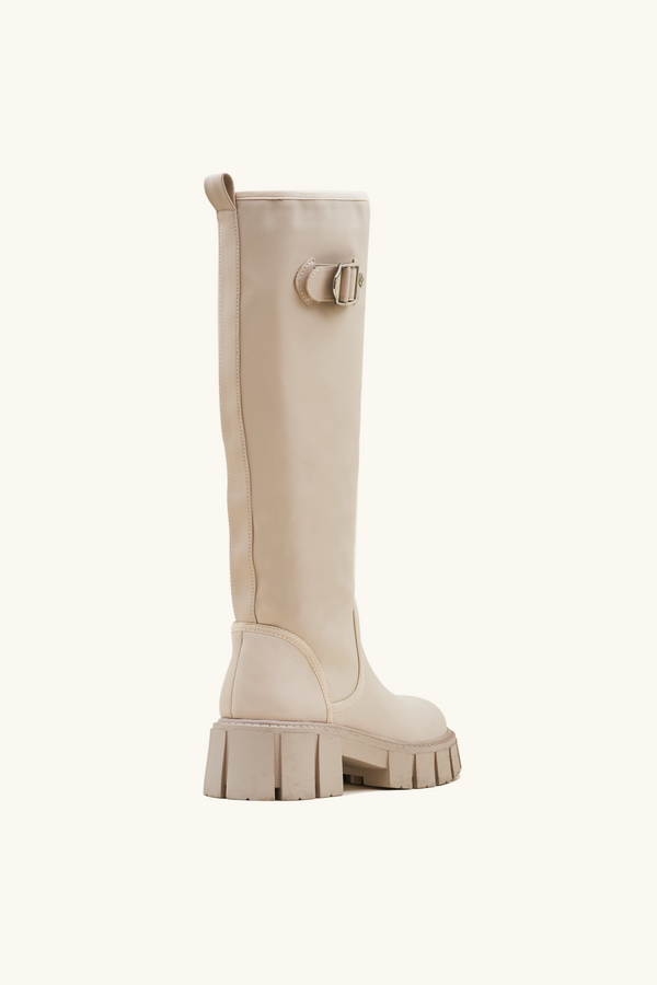 Stephan Bottes De Pluie Crantées Beige