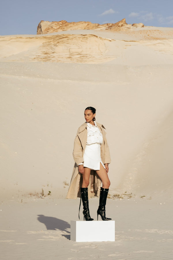 Stephan Bottes Ornées De Clous Noires