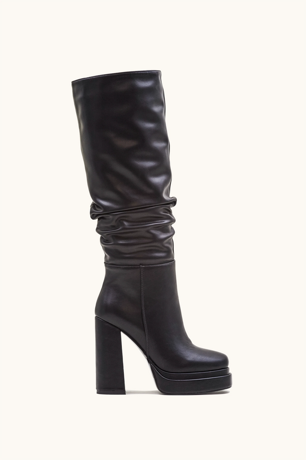 stephan Bottes plissées noires