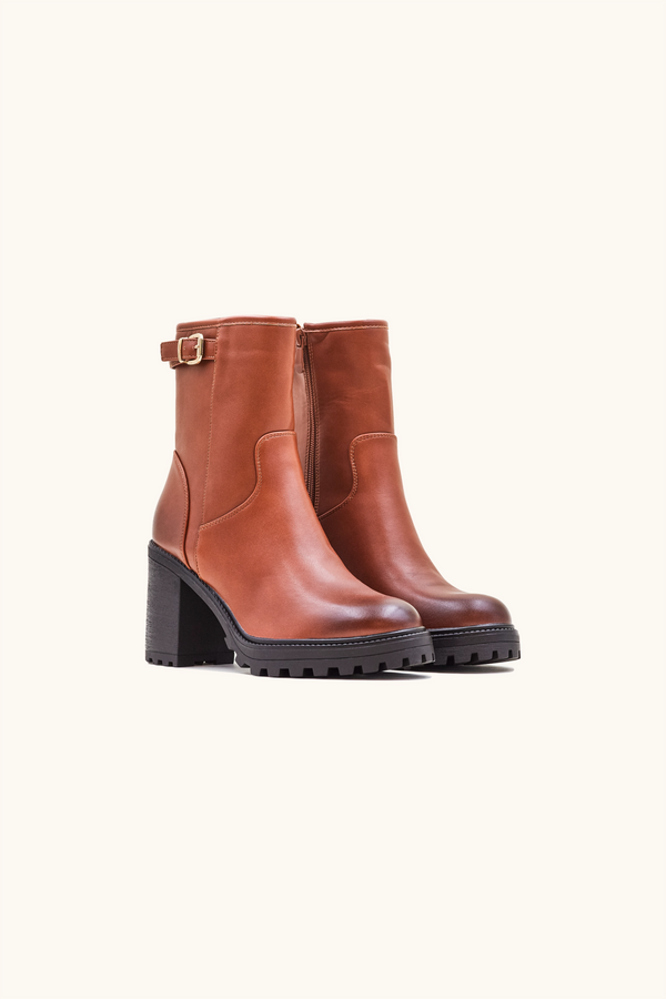 Stephan Bottines à Sangles Camel