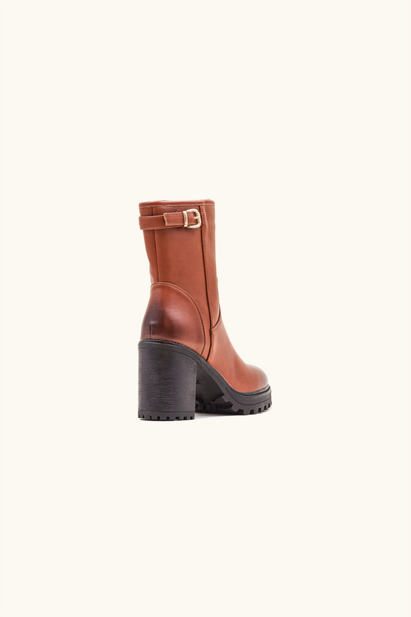 Stephan Bottines à Sangles Camel