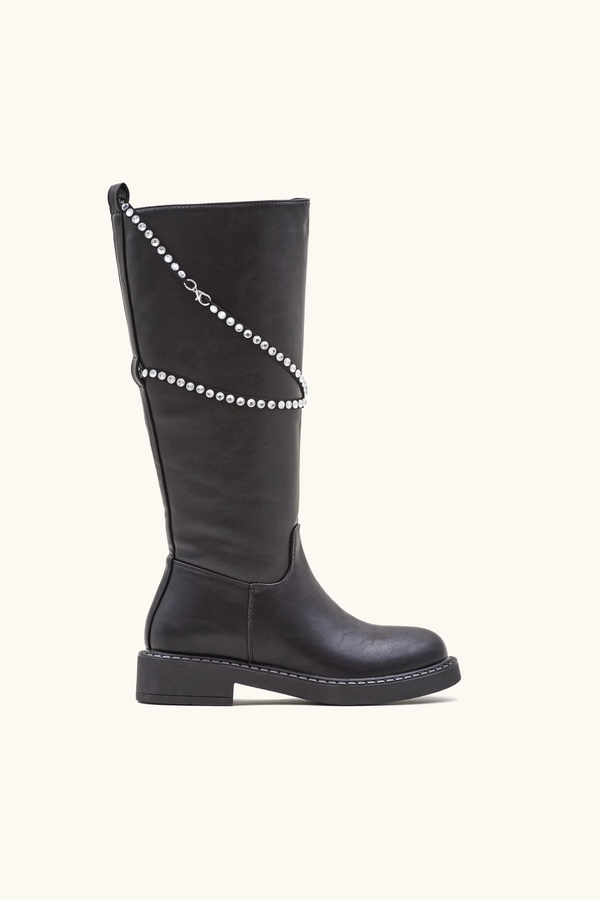 stephan Cavalières à strass noires