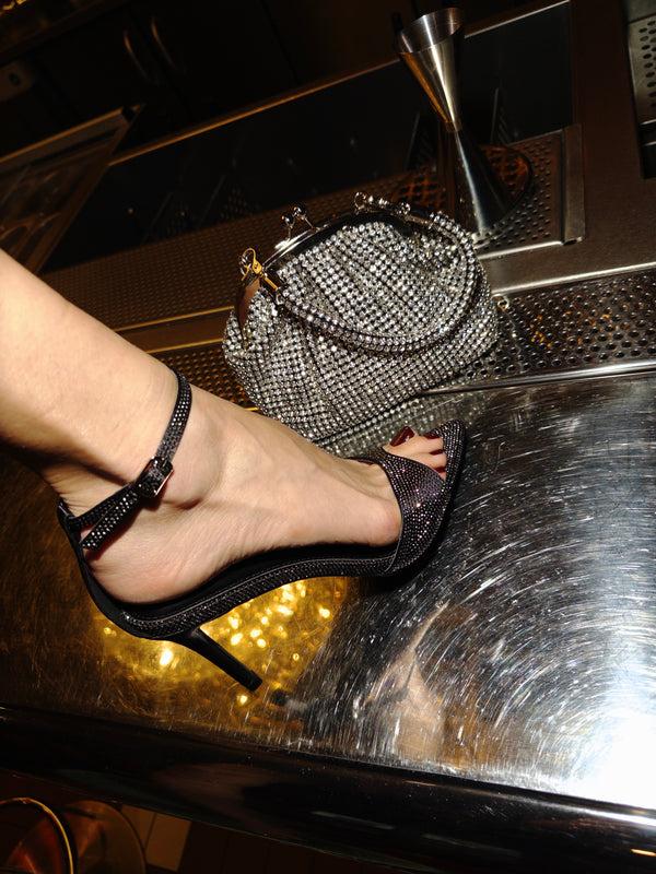 stephan Sandales ouvertes "Sparkly Champagne"