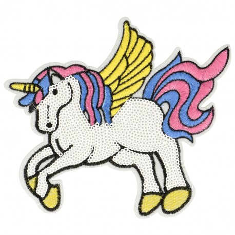 Stephanoise M11765 - XL ECUSSON PATCH LICORNE SEQUINS
