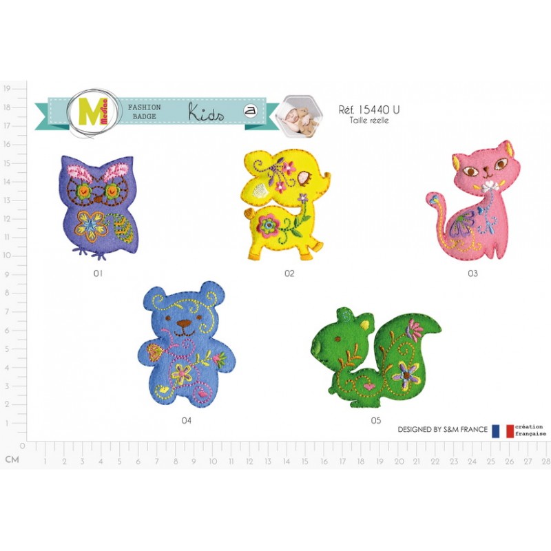 Stephanoise M15440 - M ECUSSON ANIMAUX FEUTRINE &MOTIF
