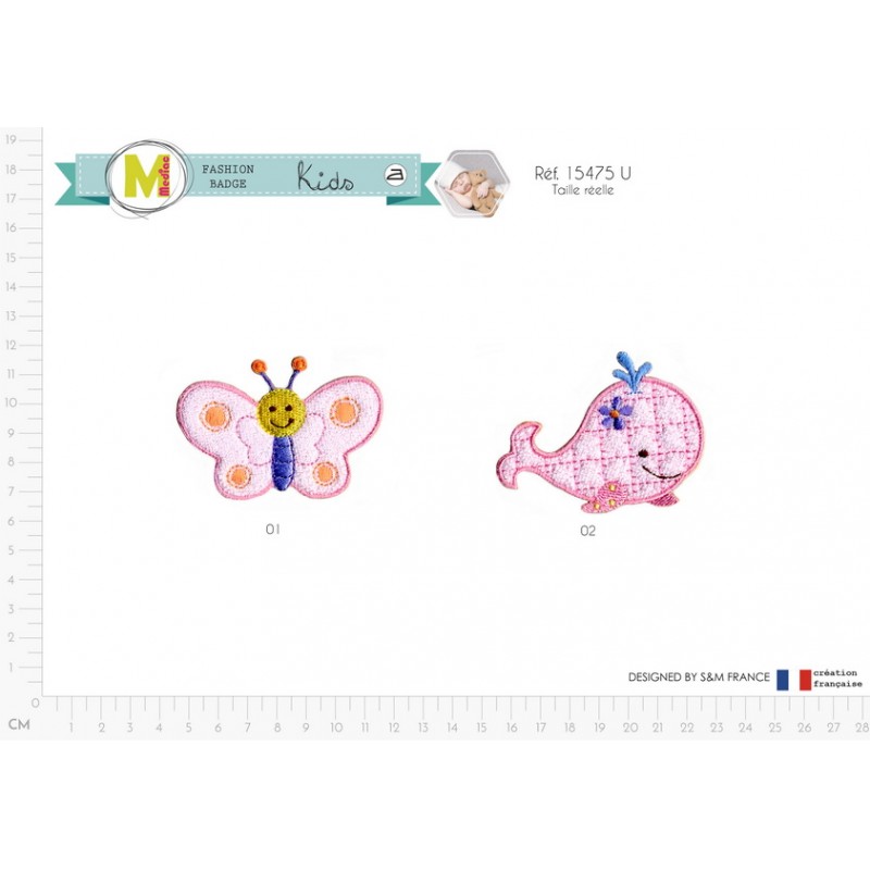 Stephanoise M15475 - M ECUSSON PAPILLON/BALEINE EPONGE