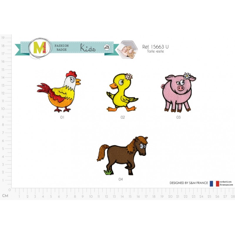 Stephanoise M15663 - M ECUSSON JOLIS ANIMAUX DE FERME
