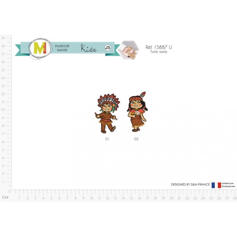 Stephanoise M15887 - S ECUSSON MINI INDIEN ET INDIENNE