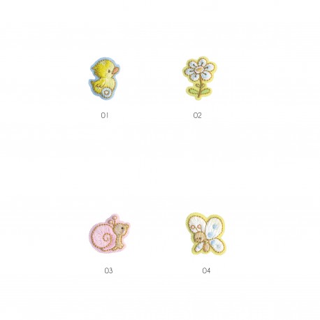 stephanoise M15966 - S ECUSSON INSECTES FLEURS ANIMAUX