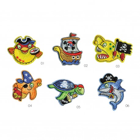 stephanoise M16074 - M ECUSSON POUR LES PETITS PIRATES