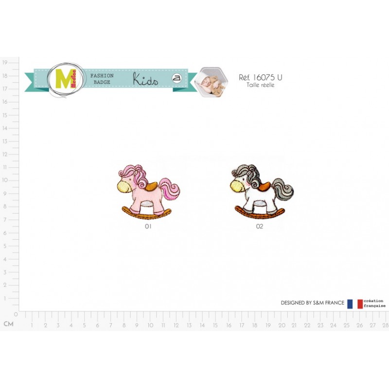 Stephanoise M16075 - S ECUSSON CHEVAL A BASCULE 3 5X5