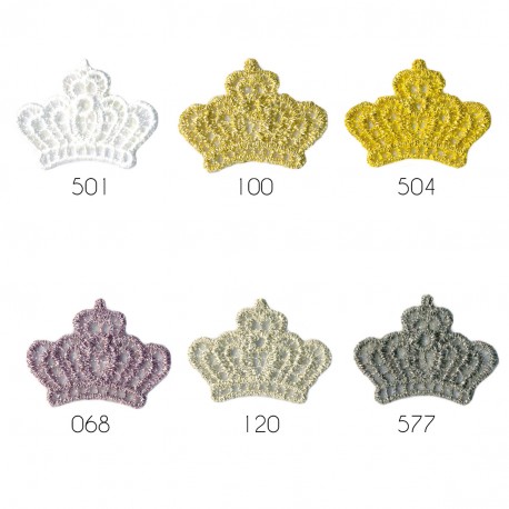 stephanoise M16160 - S ECUSSON COURONNE A BRODERIE 2X3CM