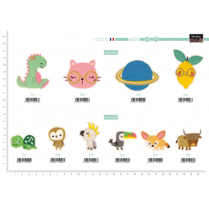 Stephanoise M16523 - M ECUSSON ANIMAUX PLANETE CITRON