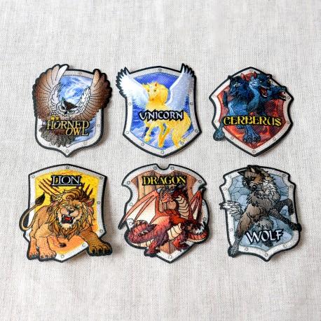 stephanoise M16537 - M ECUSSON BLASON ANIMAUX FANTASTIQUES