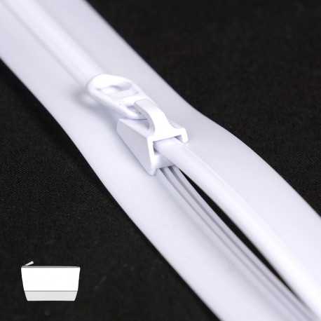 stephanoise M1987 - FERMETURE NON SEPARABLE BLANC/NOIR