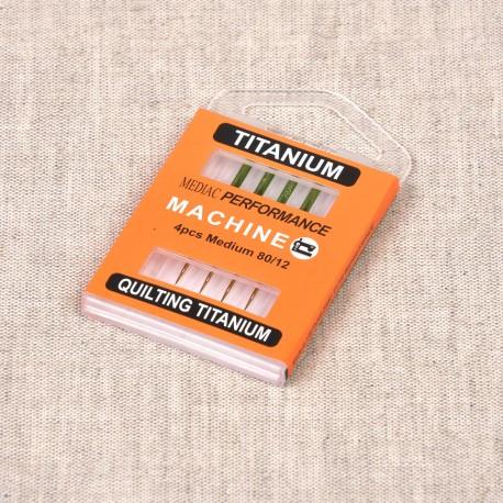 stephanoise M381 - AIGUILLE QUILTING TITANE N°80 *4PCS