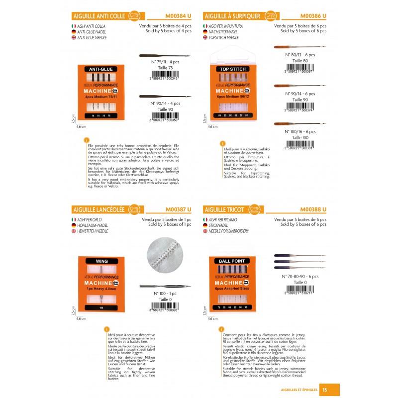 Stephanoise M388 - AIGUILLE BRODERIE ASSORTIMENT *6PCS