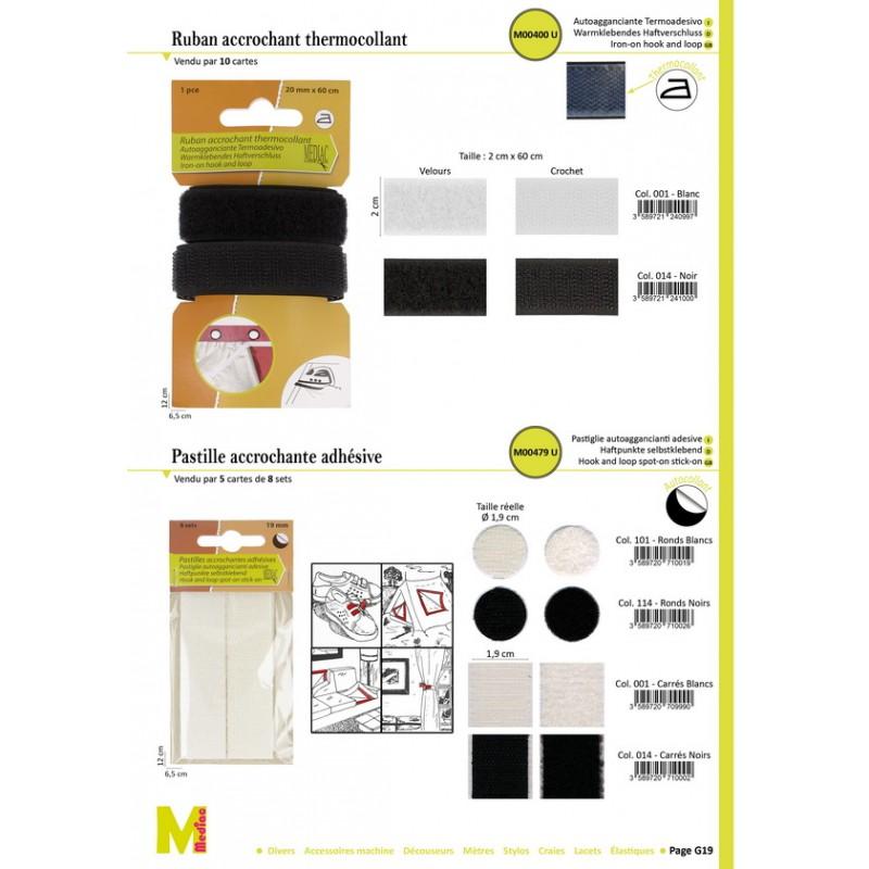 Stephanoise M400 - RUBAN ACCROCHANT THERMOCOLLANT 60CM