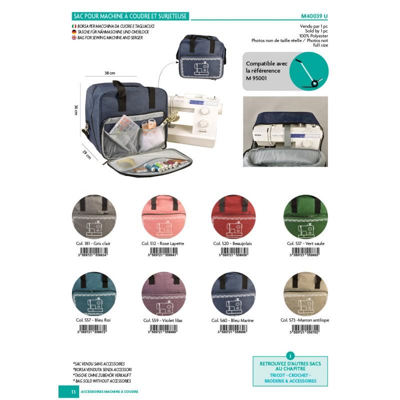 Stephanoise M40039 - SAC POUR MACHINE A COUDRE/SURJETEUSE