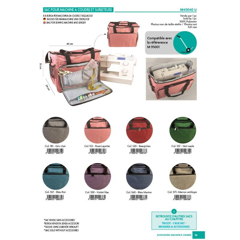 Stephanoise M40040 - SAC POUR MACHINE A COUDRE/SURJETEUSE