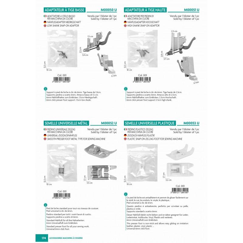 Stephanoise M51 - ADAPTATEUR A TIGE HAUTE POUR MARCHINE A COUDRE