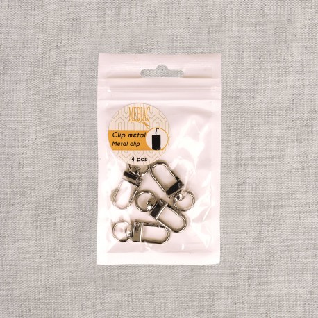 stephanoise M526 - CLIP METAL POUR CORDON TELEPHONE *4