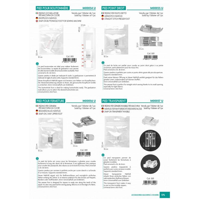 Stephanoise M56 - PIED POUR FERMETURE POUR MACHINE A COUDRE