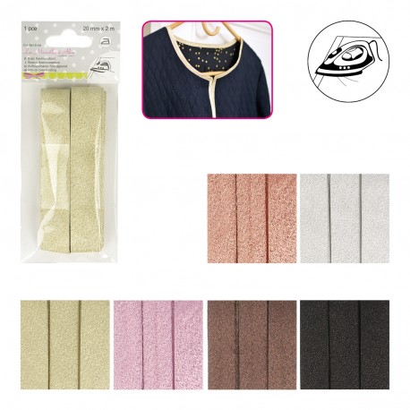 stephanoise M65016 - BIAIS THERMOCOLLANT LAME 20MM*2M