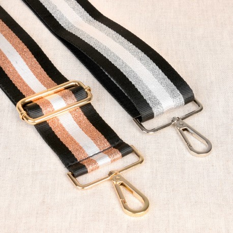 stephanoise M6935 - BANDOULIERE SANGLE BICOLORE 50X140CM