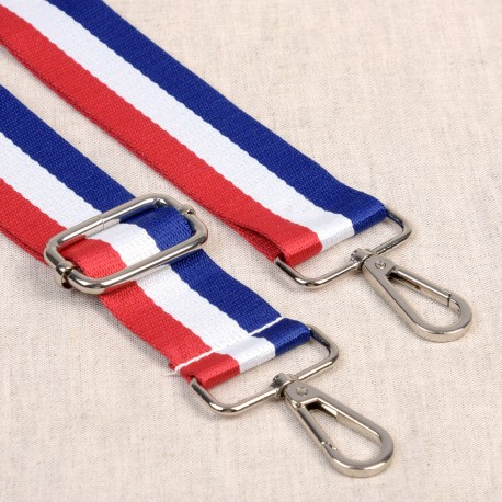 stephanoise M6938 - BANDOULIERE SANGLE TRICOLORE 40X140CM