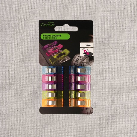 stephanoise M699 - CACTUS-PINCES PATCHWORK *10PCS 10X27MM