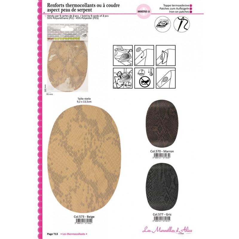 Stephanoise M765 - COUDE THERMO 55%POLYURÉT-45%POLYESTER