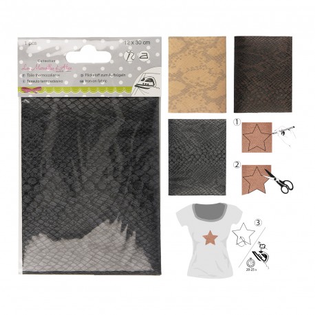 stephanoise M766 - COUPON THERMO 30*12 55%POLYURÉT-45%POLYESTER