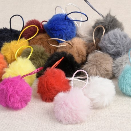 stephanoise M8909 - POMPON FOURRURE ARTIFICIELLE 50X60MM
