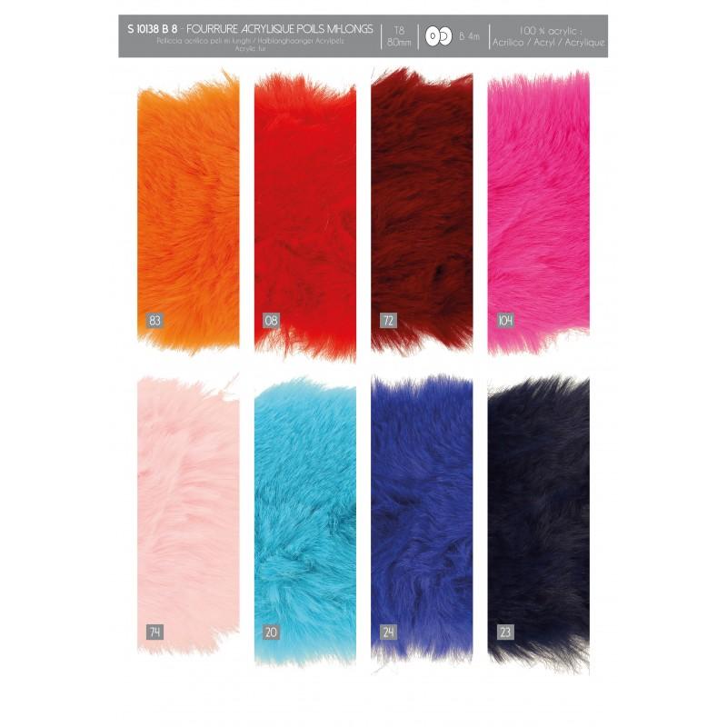 Stephanoise S10138 - FOURRURE ACRYLIQUE POILS MI-LONGS