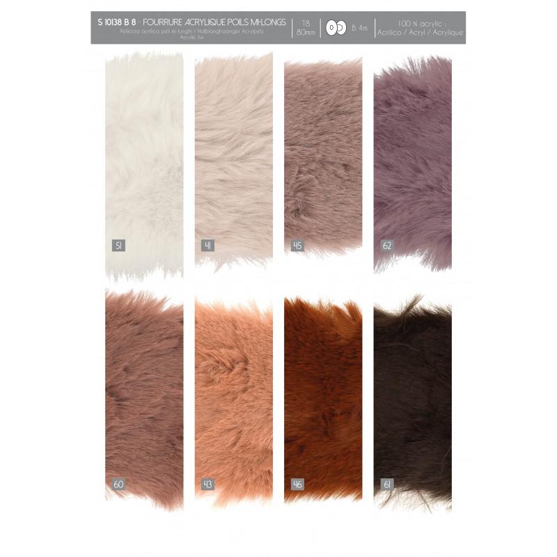 Stephanoise S10138 - FOURRURE ACRYLIQUE POILS MI-LONGS