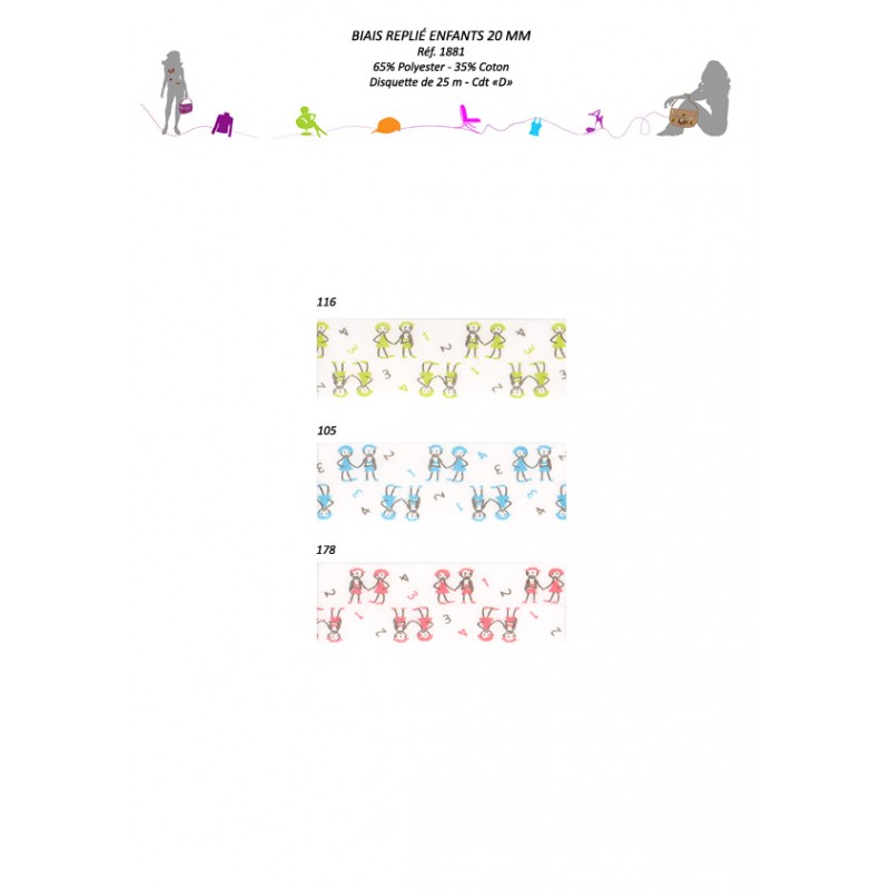 Stephanoise S1881 - BIAIS REPLIE ENFANTS 27/13 5/13 5