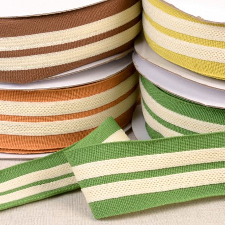 stephanoise S7821 - TRESSE BICOLORE EXTENSIBLE 2 BANDES