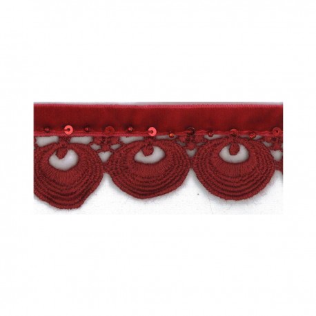 stephanoise S9780 - VELOURS FANTAISIE PERLES ET PAILLETTES